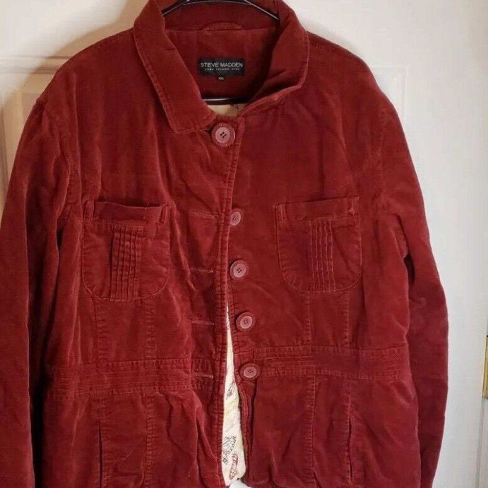 Steve Madden Long Island City Women's Jacket Size: XXL Button Up Quilted